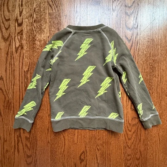 Mini Boden Lightning Bolt Sweatshirt 4-5 Years - Picture 2 of 6